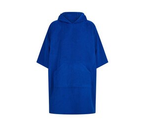 TOWEL CITY TC810 - ADULTS' TOWELLING PONCHO Royal