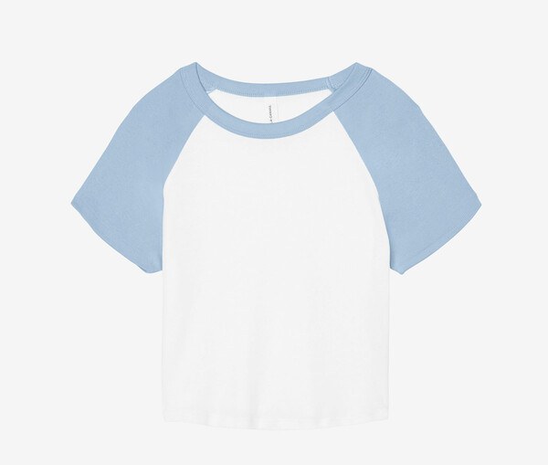 Bella+Canvas BE1201 - WOMENS MICRO RIB RAGLAN BABY TEE