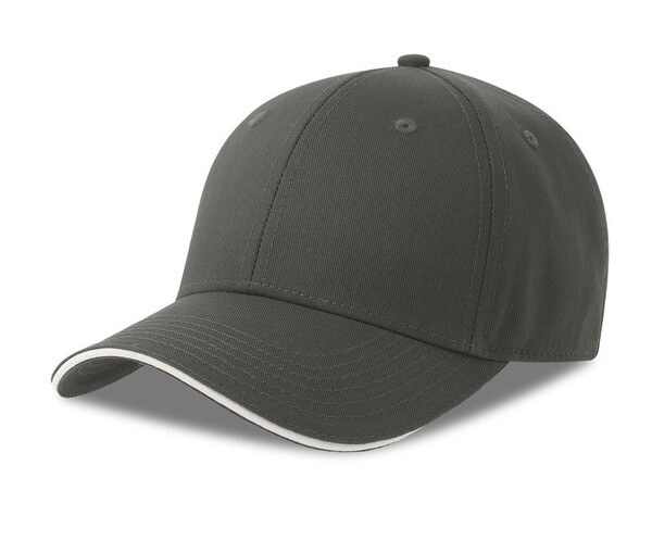 ATLANTIS HEADWEAR AT291 - 6-panel cap with sandwich piping