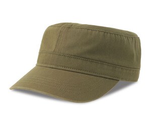 ATLANTIS HEADWEAR AT303 - Faded military cap Azeitona