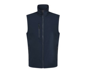 REGATTA RGA915 - NAVIGATE 2 LAYER SOFTSHELL BODYWARMER Navy / Seal Grey