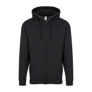 AWDIS JH050 - Moletom com zíper Black Smoke