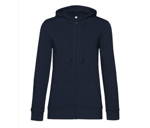 B&C BCW36B - Hoodie orgânico feminino Marinha