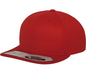 FLEXFIT FX110 - Fitted cap with flat visor Vermelho