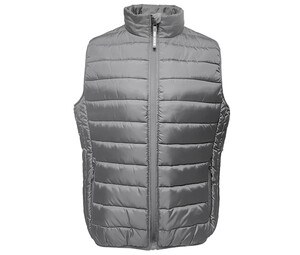 PEN DUICK PK370 - Mens' padded bodywarmer Marl Light Grey