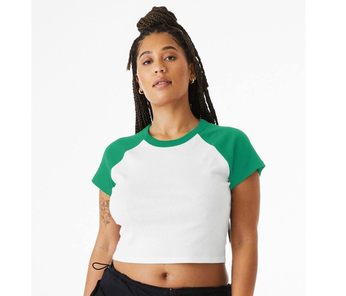 Bella+Canvas BE1201 - WOMEN'S MICRO RIB RAGLAN BABY TEE