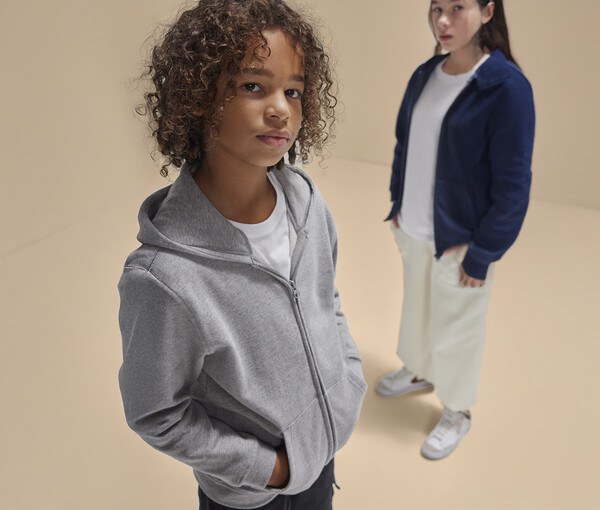 B&C ID334K - Unisex zipped hoodie sweatshirt